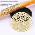 5 Pcs Big Open Dreadlocks Hair Beads Hair Rings Hairpin Metal Headdress DIY Wig Alloy Buckle Gold Silver Hair Accessories