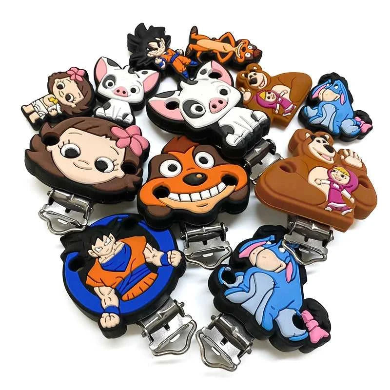 2pcs set Silicone Cartoon Eeyore Monica Beads Baby Silicone DIY Nursing Necklace Pacifier Clips Jewelry Accessories The jack market .AU The jack market .AU Mum & Kids: Essential Products for Every Family $ 23 14:200006154#1 set