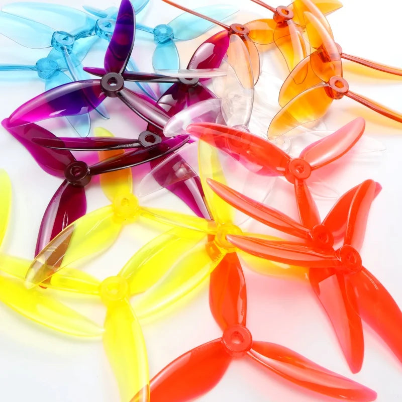 51499 2Pairs Purple Gemfan Hurricane  Props 5 Inch 3-Blade CW/CCW PC Propeller for RC Drone FPV Racing  2306 Motor Nazgul5 LAL5