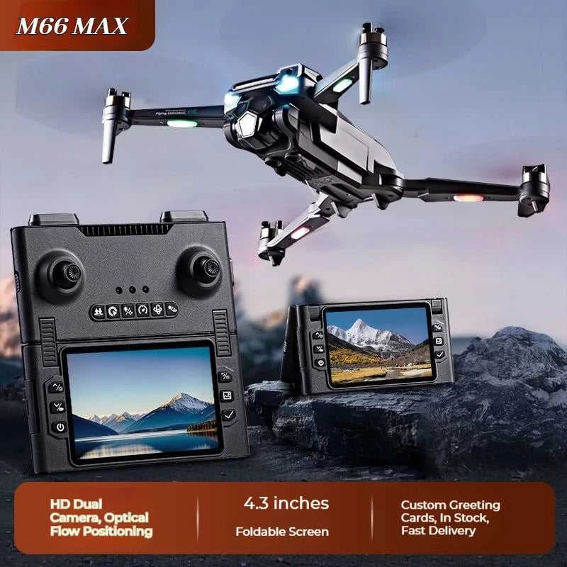 New Drone with Folding Screen Professional 8K HD Camera Aerial Photography Brushless Quadcopter Remote Control Drones Toy Gifts The jack market .AU The jack market .AU Drones $ 146 14:1052#M66-BRUSHLESS-6K