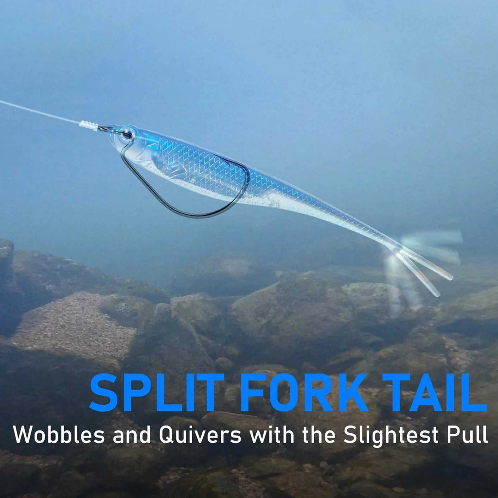 Dr.Fish 5/6pcs Fishing Soft Lure Plastic Saltwater Fork Tail Drop Shot Silicone Soft Bait Worm Bass Trout Pike Walleye Weedless The jack market .AU The jack market .AU Fishing Gear $ 24 14:202997806#Pink;200007763:201336100;5:8022#75mm-6pcs