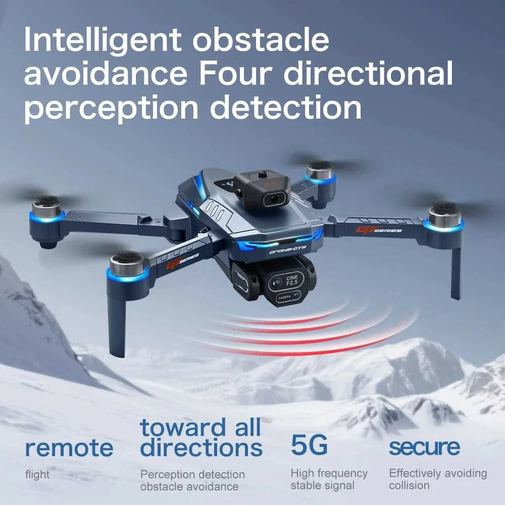NEW GT8 Drone HD Aerial Photography Intelligent Obstacle Avoidance Smart Hover Helicopter 360° Flip Remote Control Quadcopter The jack market .AU The jack market .AU Drones $ 119 14:29#QZ-GT8
