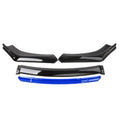 For Universal Cars 3-Piece Adjustable Universal Car Front Bumper Lip Spoiler Diffuser Splitter Body Kits Side Corner Guard