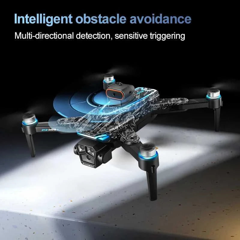 New D13 Drone 4K Professional HD Triple Camera 5G WIFI FPV Dron 360° Obstacle Avoidance Brushless Large Screen RC Quadcopter Toy The jack market .AU The jack market .AU Drones $ 123 14:173#D13-Screen Drone