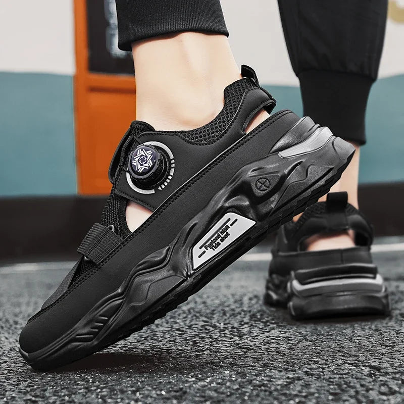 2024 New Summer Breathable Trendy Fashion Casual Anti Slip Soft Sole Sports Leisure Outdoor Beach Sandals for Men