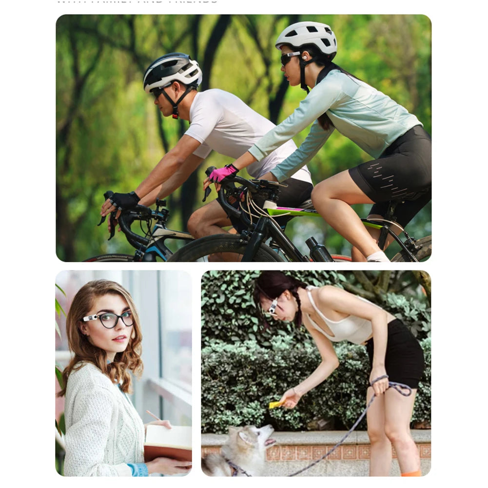 1080P HD Wearable Glasses Camera 4K Small Sport Cam Bodycam Go Pro WiFi Digital Video Recorder DVR Camcorder for Driving Hiking
