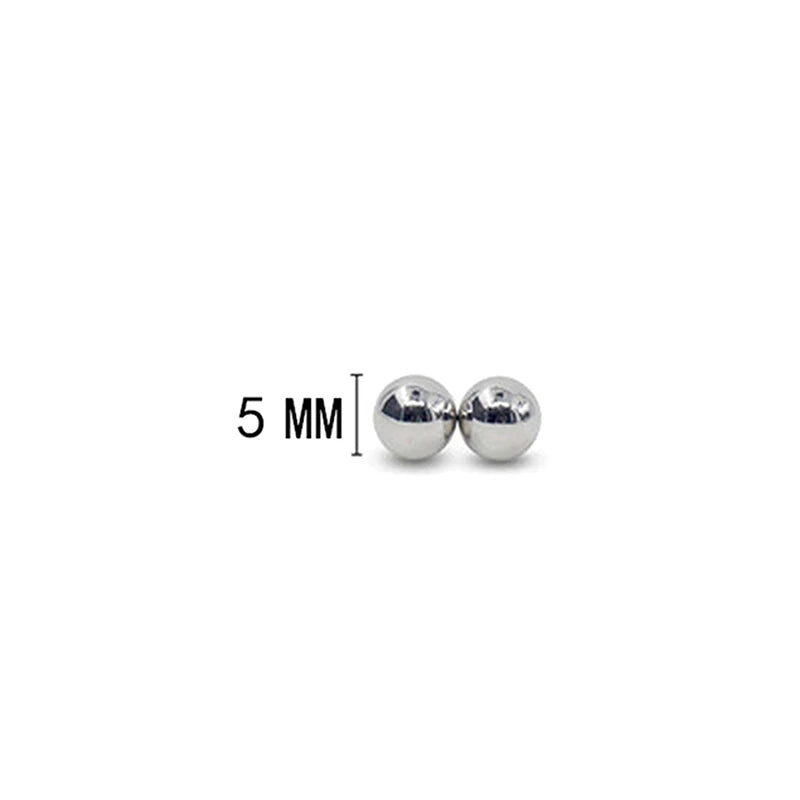 LM Magnetic Nipple Clamps - 2pcs Non-Piercing Strong Bondage Balls for Couples - Explore Your Sensuality