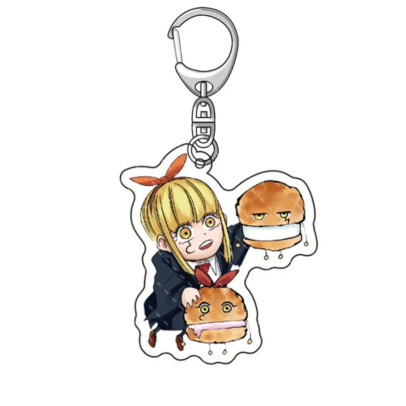 Anime Mashle Acrylic Keychains Double Side Acrylic Figure Key Ring Creative Pendant Xmas Halloween Fans Gift