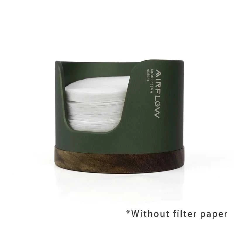 AIRFLOW Coffe Coffee Filter Paper Storage Box 51/53/58mm Round Filter Paper Holder Mocha Pot Filter Paper Dust-proof Storage Box The jack market .AU The jack market .AU $ 49 14:193#Silver