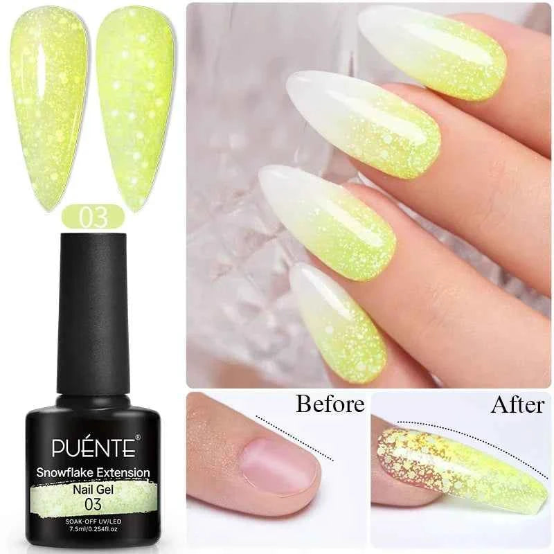 BrandName Chrome Mirror Effect Gel Polish - 5ml Golden Silvery Metallic Liner for Stunning French Nail Art