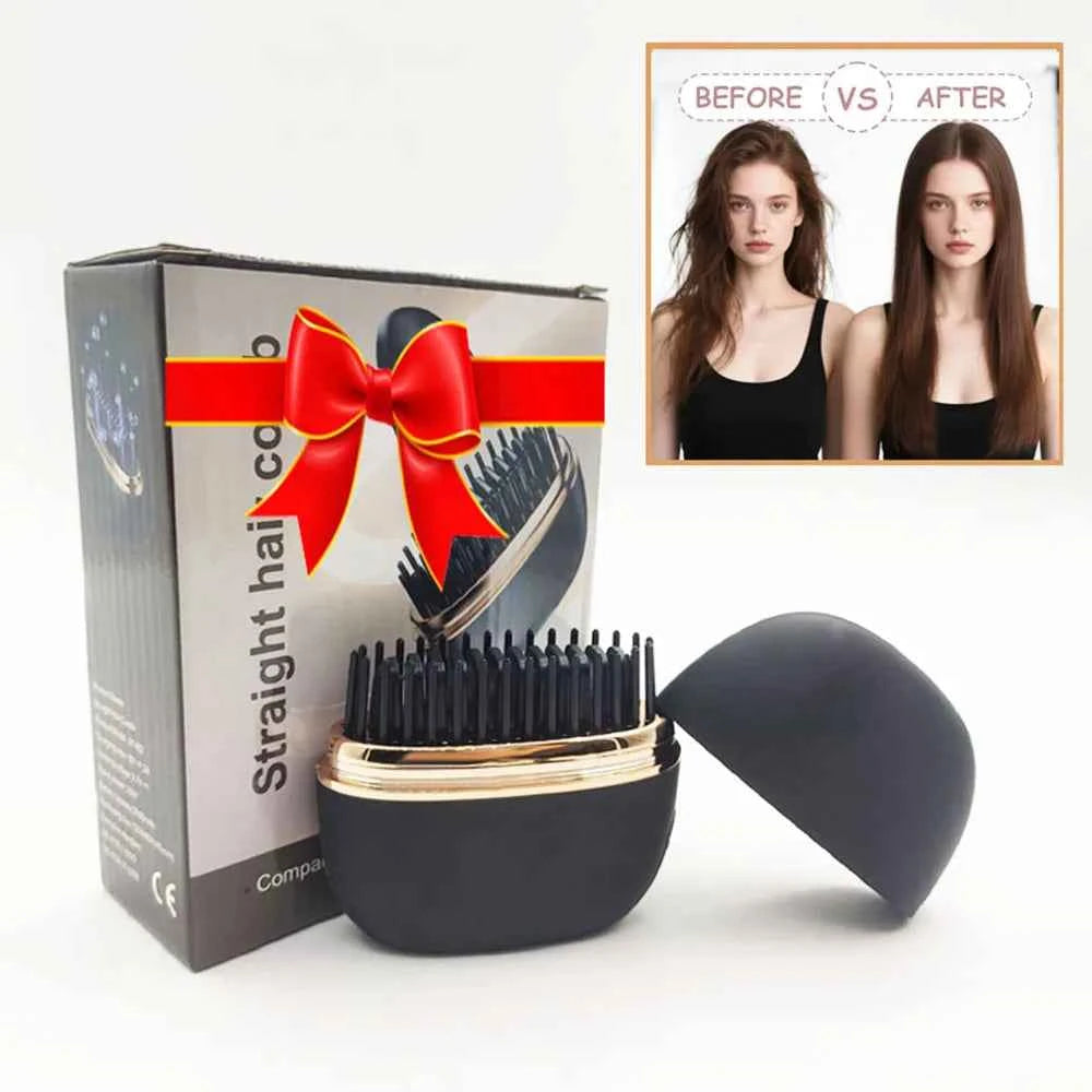 New Wireless Straightening Comb Portable USB Charging Hair Straightener Brush Heating Plates Comb for Smooth Styling Hair Styler