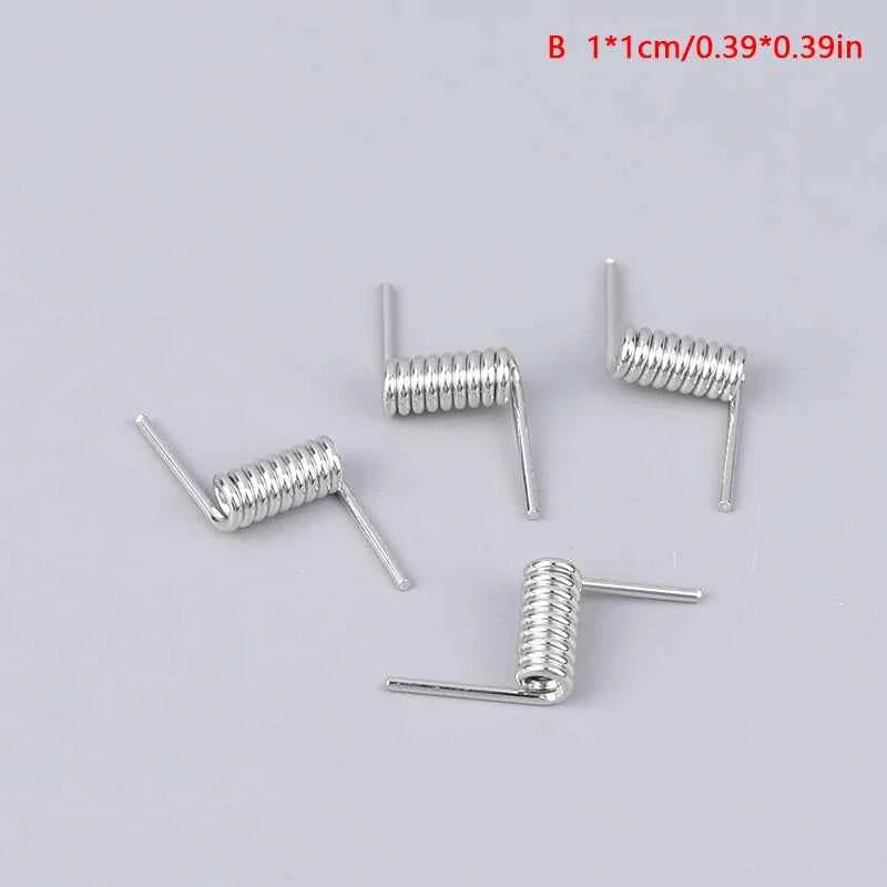 4PCS Steel Torsion Spring Large Hair Jaw Clips Special Accessories Special Torsion Spring V-spring For Hairpin Springs Clip