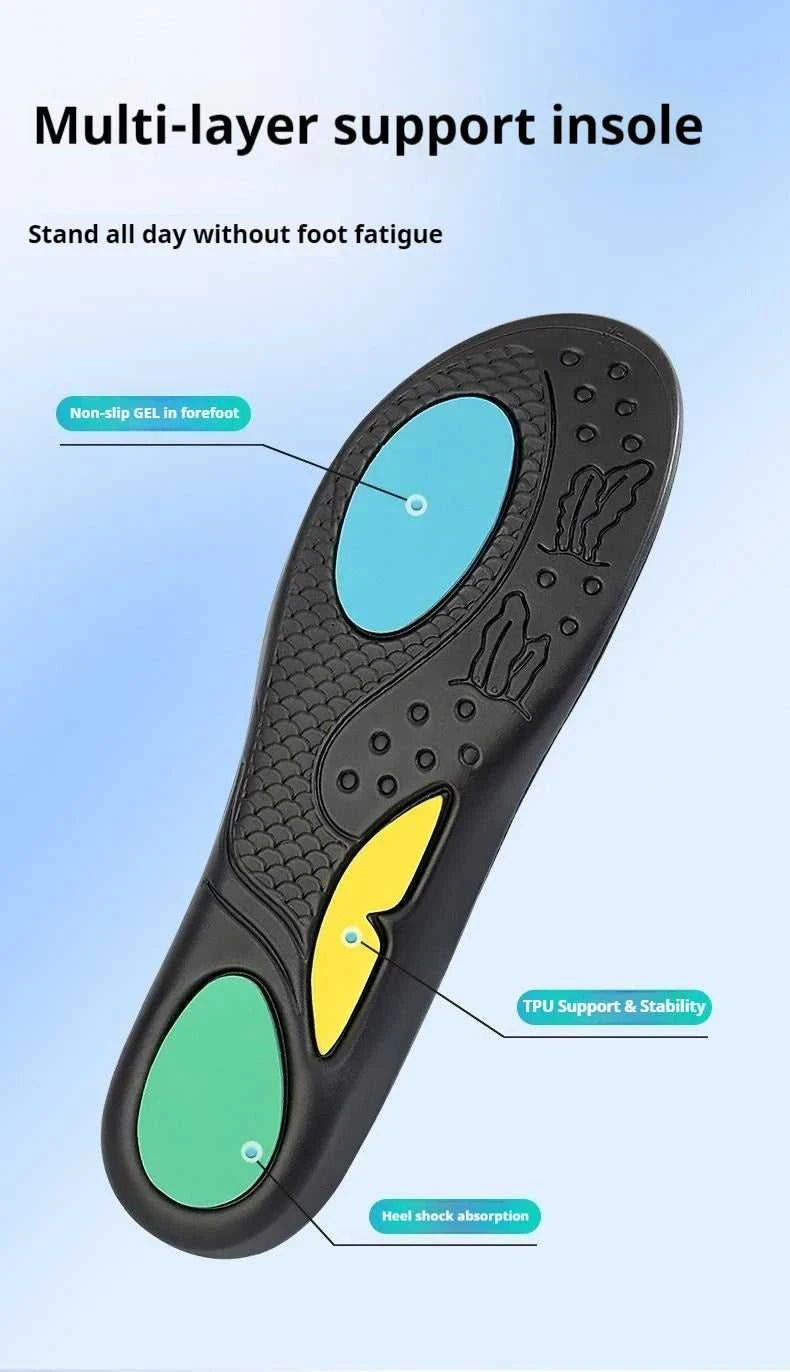 Shock absorbing sports insoles men and women breathable comfortable Shoe Pads Arch support orthotic insole 1Pair/2Pair The jack market .AU The jack market .AU Step Up Your Style: Trendy Shoes for Every Occasion! $ 50 14:350850#Pink;200000124:150#EU39-40