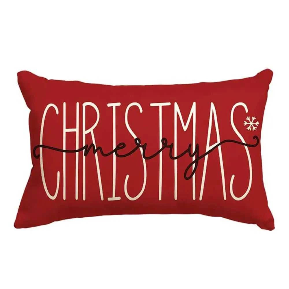 Xmas Tree Pillow Cover 30x50cm Linen Throw Pillowcase Merry Christmas Decorative Snowmen Letter Decor Pillowcase Cushion Cover The jack market .AU The jack market .AU Home $ 22 14:193#merry christmas 1