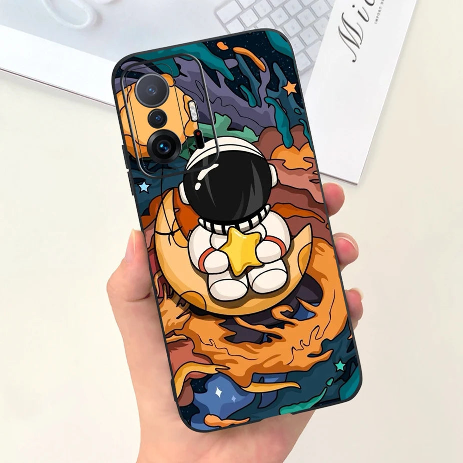 Xiaomi 11T Pro Case - Cute Cartoon Design, Soft Silicone Protection for Xiaomi Mi 11T Pro & 11TPro