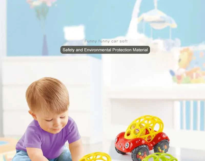 Baby Car Toys for 6 12 Months Friction Car Infant Soft Rubber Inertial Push and Go Vehicles Roll Car Hand Rattle Gift for Kids The jack market .AU The jack market .AU Little Wonders $ 49 14:350852#Taxi
