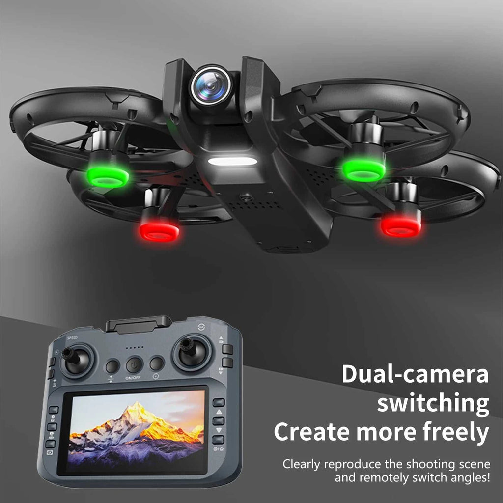 drones with camera profissional con cámara profesionales de 10km optical flow hover dual camera switch 360 °professional드론 дрон The jack market .AU The jack market .AU Drones $ 131 14:193#YL05 black