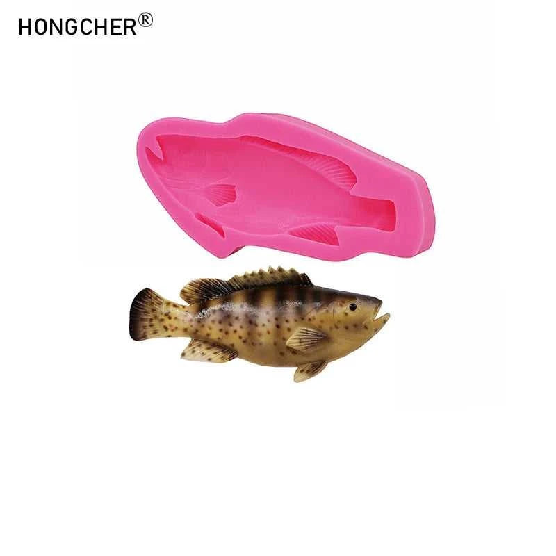 Silicone Fish Mold - Food Safe Chocolate Candy Fondant Ice Mold Flexible Soap Candle Wax Resin Polymer Clay Mold,Fish Mold The jack market .AU The jack market .AU Fishing Gear $ 20 14:200006153#Pink