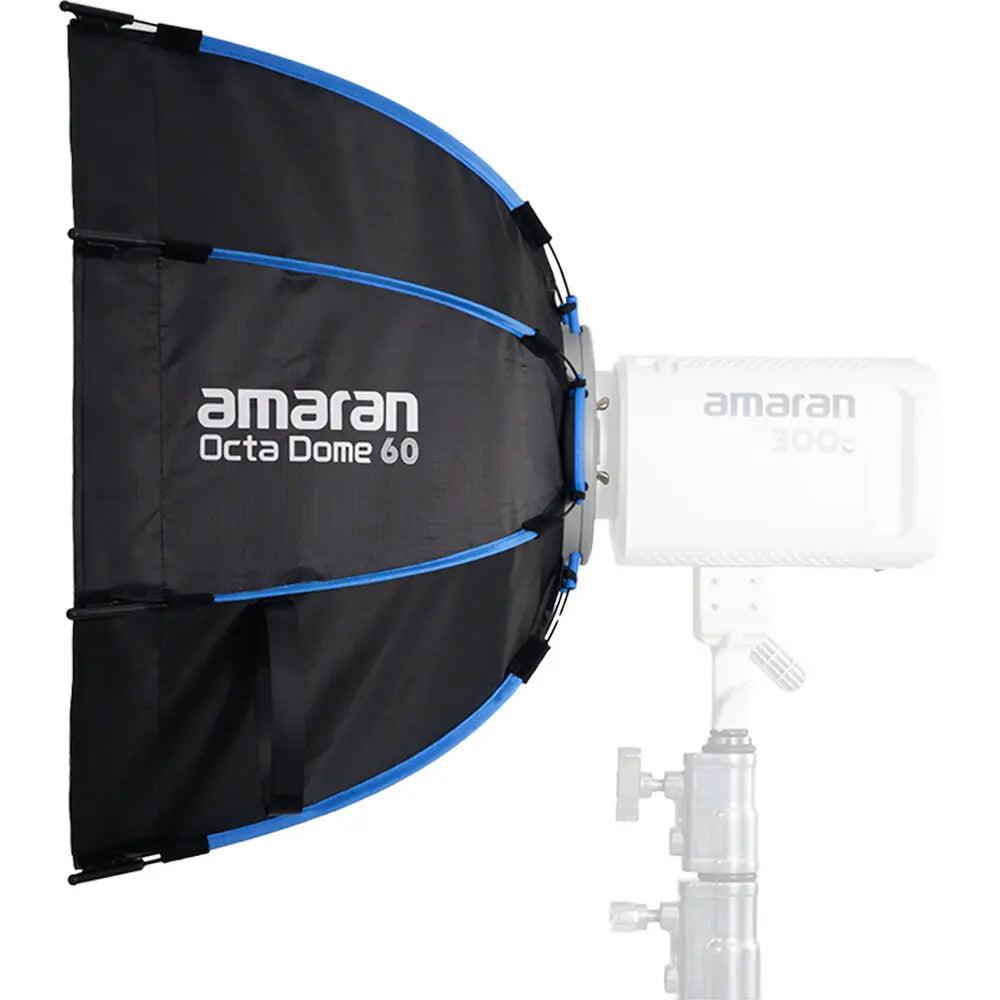 Amaran Octa Dome 60 Quick Release Octagonal Softbox with Honeycomb Grid for Amaran 300c 150c 200xS 60xS 300x 600x Pro by Aputure