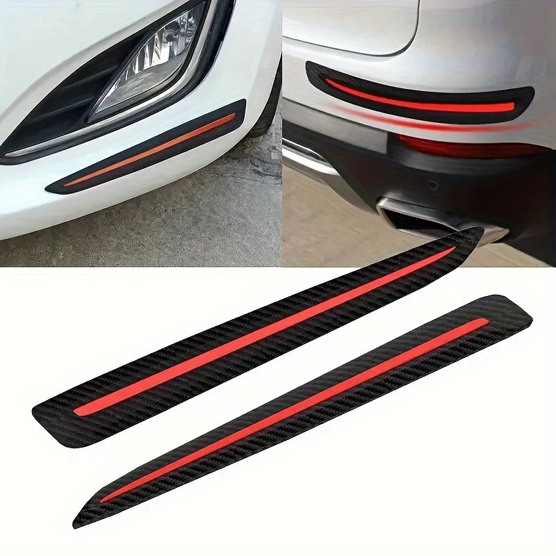 Car Front Rear Bumper Corner Protector Guard Car Anti-Collision Edge Protection Decoration Strip Car Universal Accessories