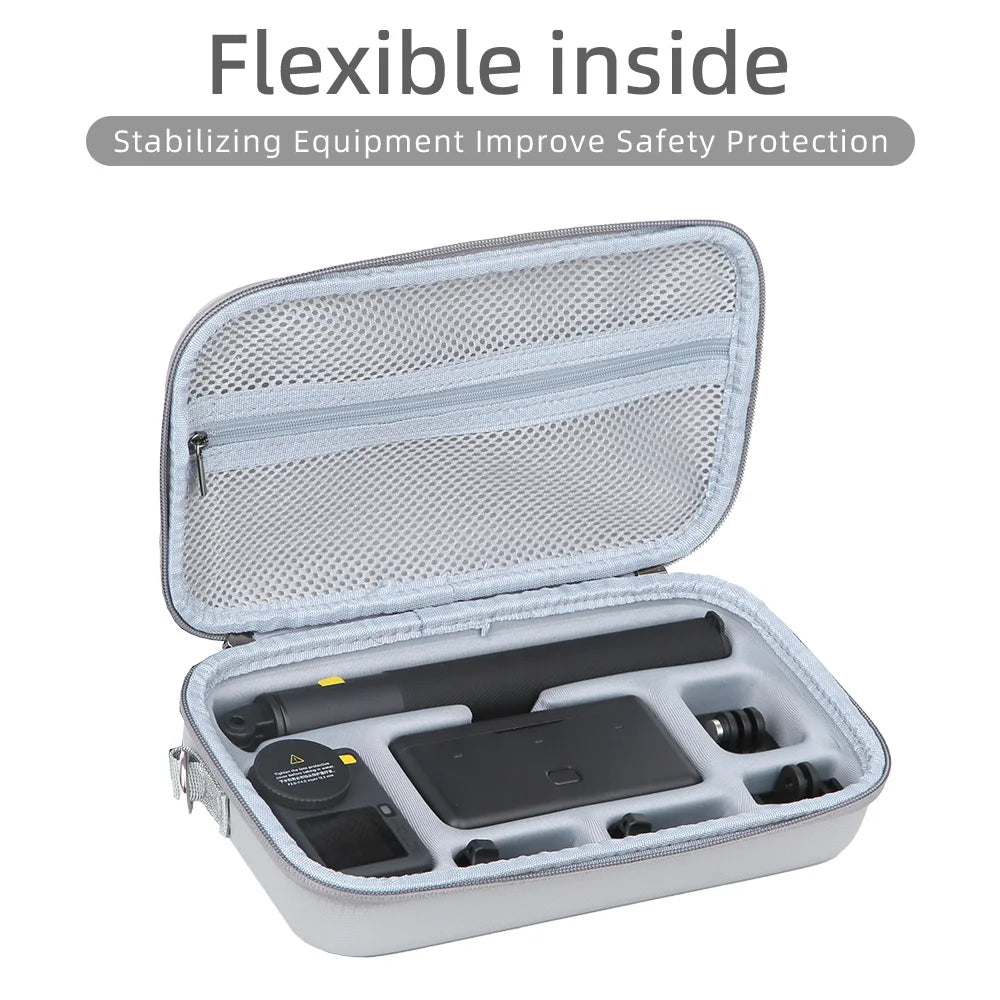 Storage Case For DJI Osmo Action 6 Portable Shoulder Bag Travel Carrying Box For DJI Action 6 Sports Camera Accessories
