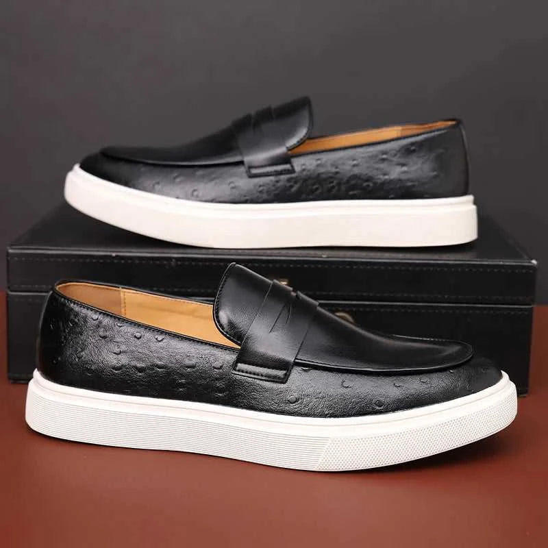 Fashion Men's Casual Shoes Embossed Leather Men Classic Retro British Style Tassels Loafers Mens Slip-on Outdoor Driving Flats The jack market .AU The jack market .AU Step Up Your Style: Trendy Shoes for Every Occasion! $ 101 14:193#S11 Black;200000124:200000364#39 (US 6.5);200007763:201336100