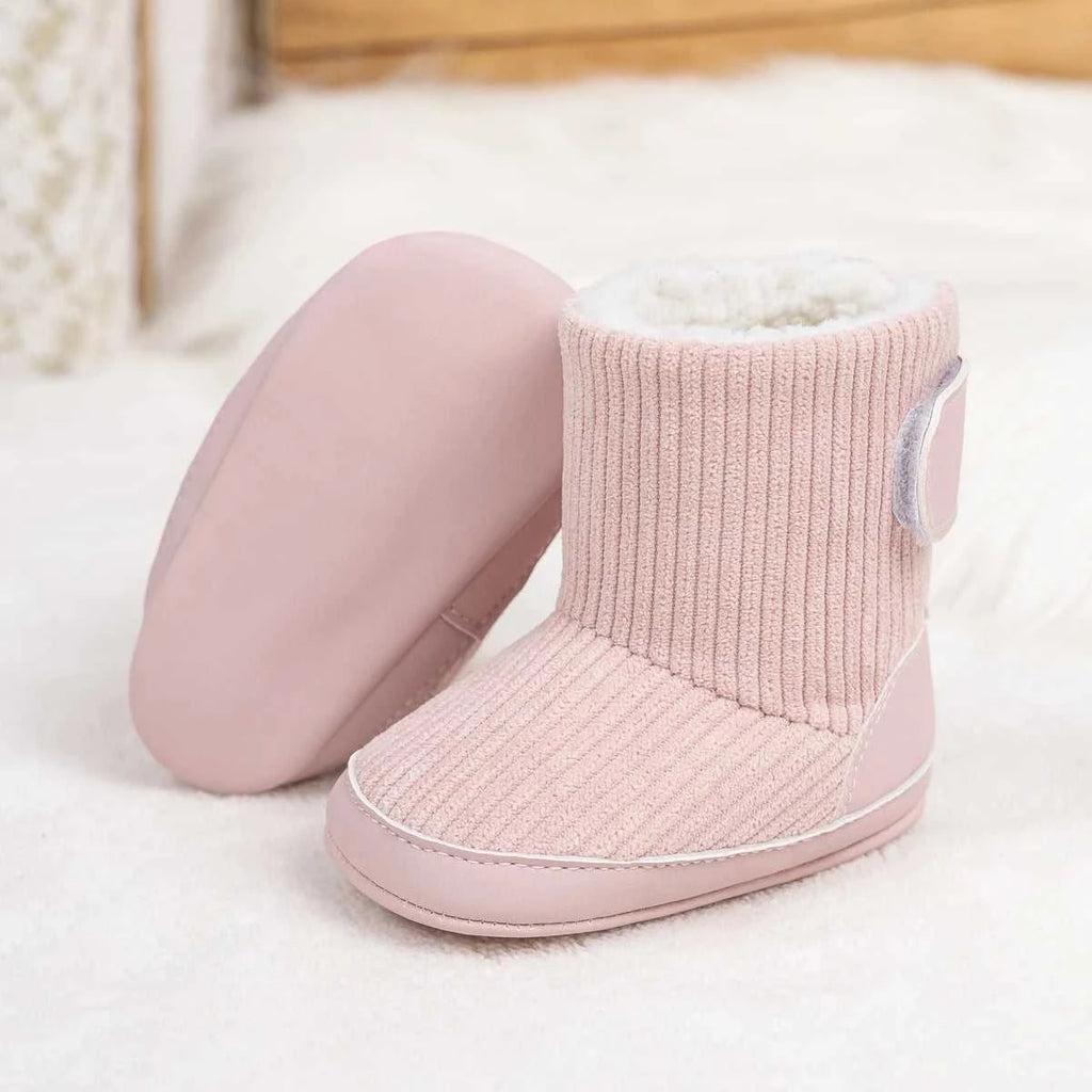 KIDSUN Newborn Baby Winter Boots Soft Corduroy Warm Booties With Fur Lining Unisex Design For Baby Boys Girls The jack market .AU The jack market .AU Mum & Kids: Essential Products for Every Family $ 26 14:771;200000264:201336170