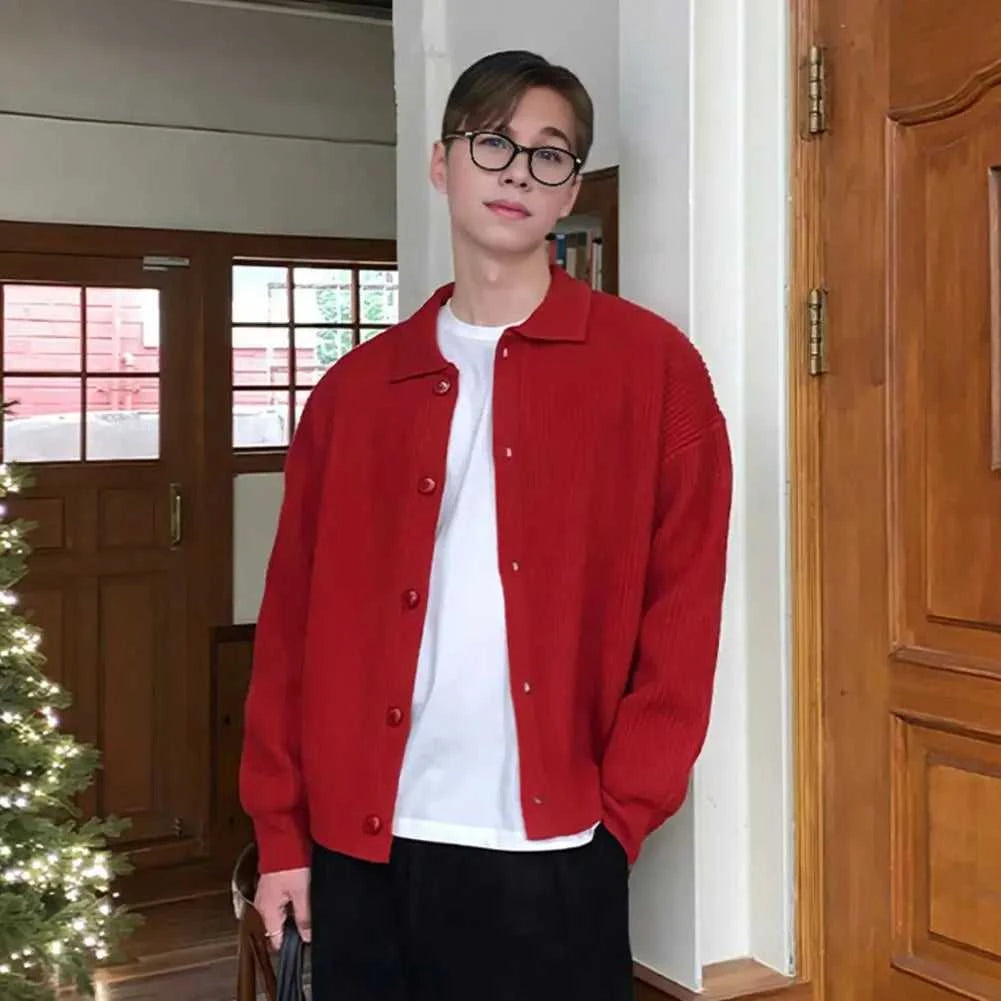 Men Sweater Coat Korean Fashion Knitted Coats Men Streetwear Slim Fit Casual Cardigan Coats The jack market .AU The jack market .AU Men Fashion $ 49 14:29#Black;5:4182