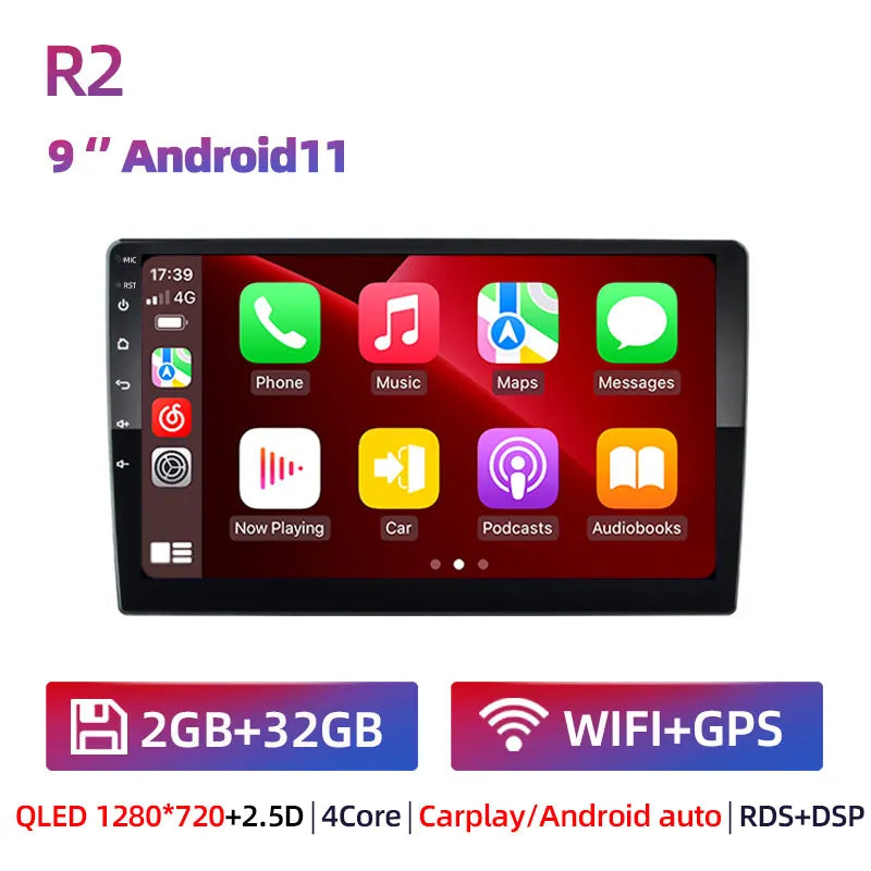 Ruancheng 2 Din Android 7 9 10 Inch Car Multimedia Video Player Universal Stereo Radio GPS for Volkswagen Nissan Hyundai Toyota