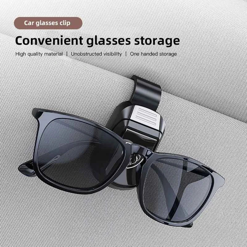 Mirror Style Car Sun Visor Glasses Holder Sunglasses Clip For Peugeot 206 307 308 3008 207 208 407 4008 408 508 2008 5008 301