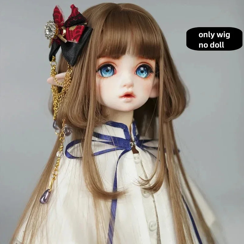 30cm Doll Wig 1/6 BJD Wig Curly Soft Doll Wig Dolls Hair Suitable for1/6 BJD Doll Wig Toy Accessories Dress Up DIY Toys Children