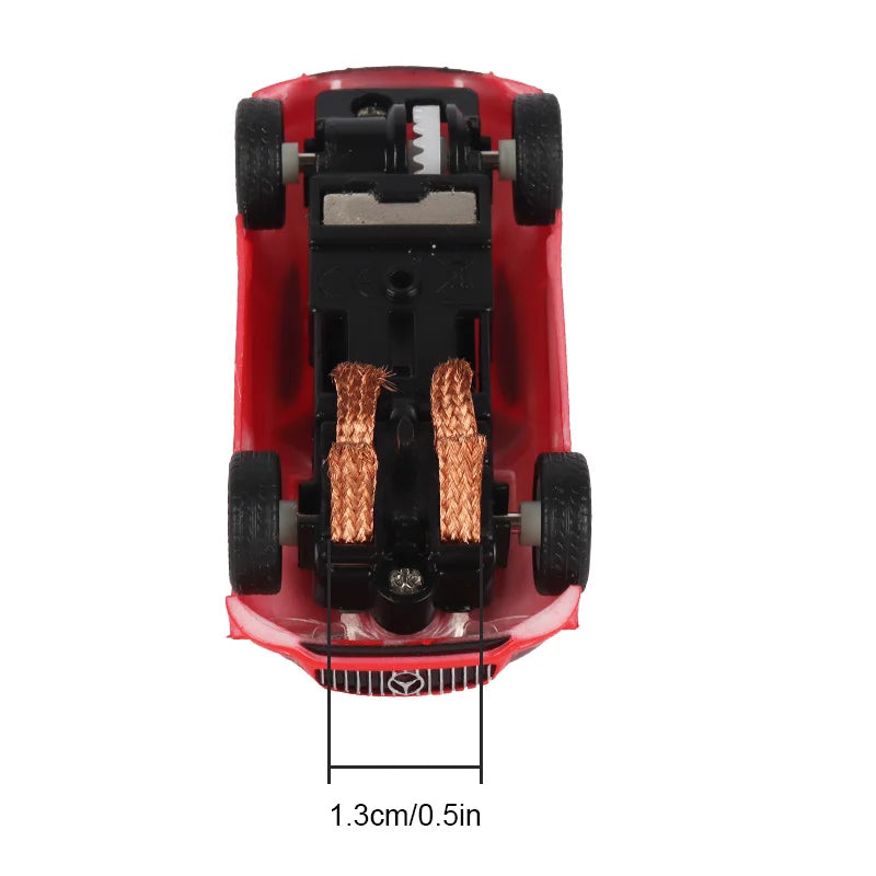 1:64 Slot Car Electric Race Track Set – 2-Pack Circuit Railway Toy