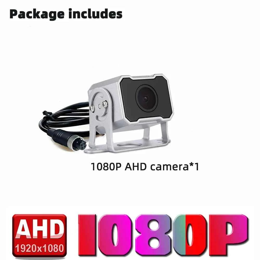 AHD 1080P 4 PIN Backup Camera - Crystal Clear Rear View for Trucks, Vans, RVs & Heavy-Duty Vehicles