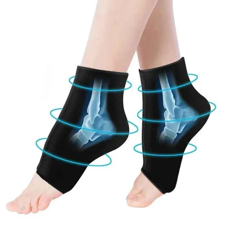 CoolRelief Gel Foot Pack - Reusable Hot/Cold Therapy for Ankle Pain Relief