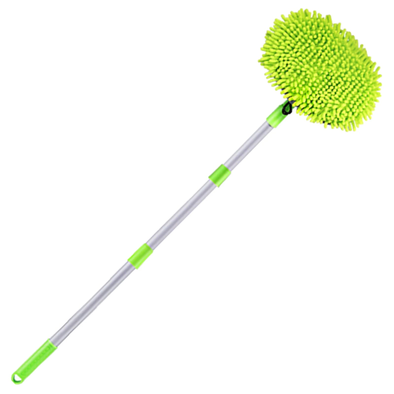 Car Washing Mop Kit with Long Handle Microfiber Car Cleaning Brush Kit Telescoping Car Washing Brush Mop Kit Scratch Free