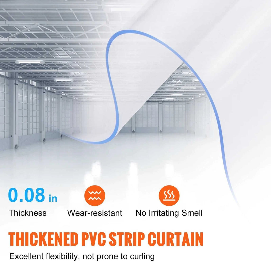 SucceBuy 2mm Thickness Door Strip Curtain PVC Transparent Windproof Curtain Strip Screen for Walk in Freezers Coolers Warehouse The jack market .AU The jack market .AU Home $ 2119 14:202010806#96 x 48in;200007763:201336105
