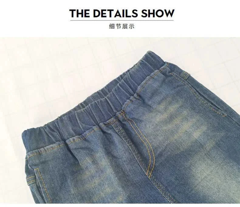 IENENS 4-11 Years Boys Slim Straight Jeans Children Denim Long Pants Kids Casual Trousers The jack market .AU The jack market .AU Mum & Kids: Essential Products for Every Family $ 37 14:771#Navy blue;200000463:200661900#6 Years