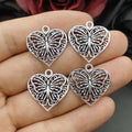 20pcs Charms Heart Butterfly 22x20mm Tibetan Silver Color Pendants Antique Jewelry Making DIY Handmade Craft The jack market .AU The jack market .AU Jewellery & Chains $ 53 200001033:504#1-yinse
