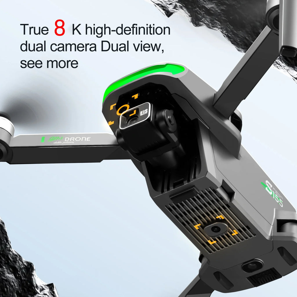 2024 NewS155 Drone With 8K Camera A22 360° Laser Obstacle Avoidance 5G Digital Image Transmission PTZ Anti-Shake EIS Camera FPV