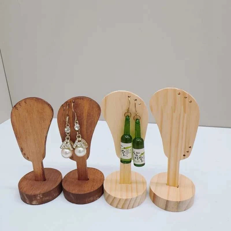 2Pcs Jewelry Display Rack Ears Shape Stand Show Charms Universal Professional Showcase Boutique Set Earrings Shelf The jack market .AU The jack market .AU Jewellery & Chains $ 47 14:29#2pcs log wood
