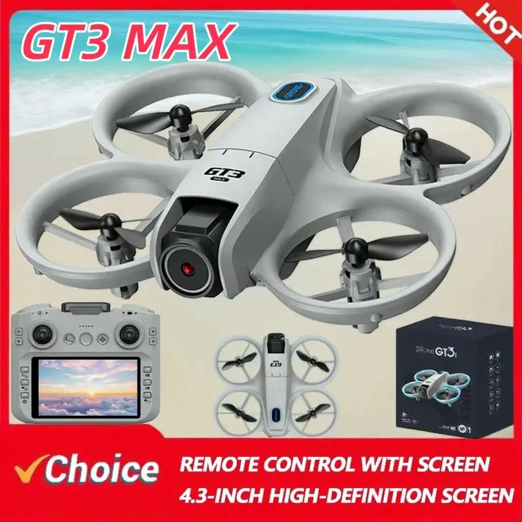 2025New GT3 MAX Drone 8K HD 4.3" Remote Control Headless Mode Helicopter 360° Flip Quadcopter Toys Mini Drone Fors Kid Toy Gifts The jack market .AU The jack market .AU Drones $ 107 14:29#GT3 SCREEN