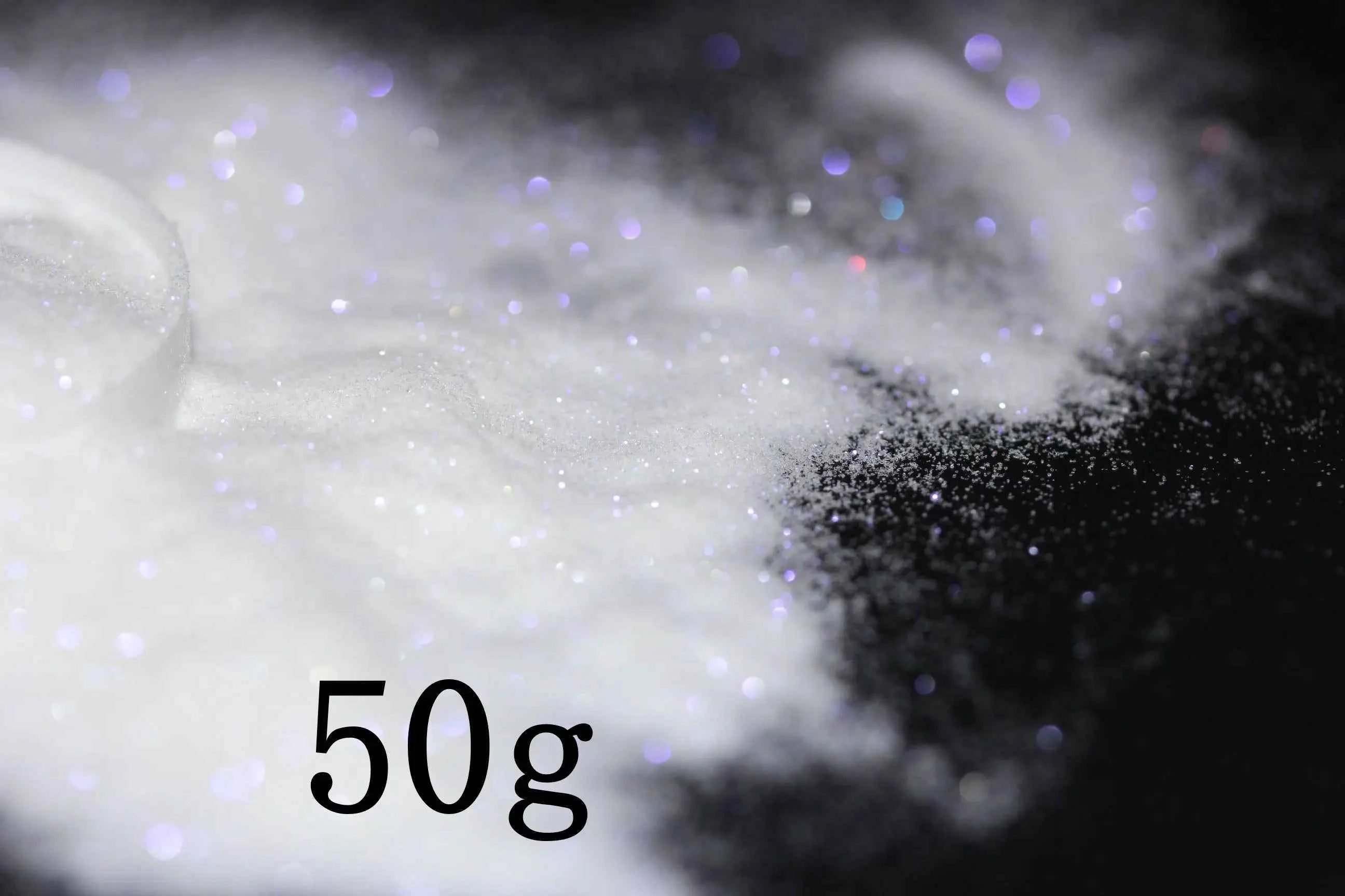 0.1mm Extra Fine Holographic White Colorful Shinning Glitter Spangle Dust for DIY lipstick,Cosmetics,Nail Art Craft Decoration