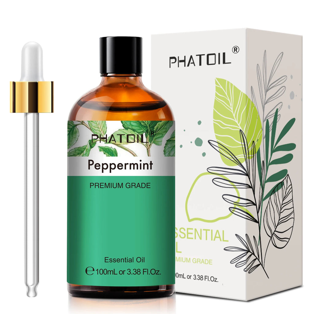 PHATOIL Aromatherapy Essential Oil For Skin Care,Diffuser,Massage & Candle Making-100ml Lavender Cinnamon Eucalyptus Aroma Oils - Jack market 1988Jack Market 1988