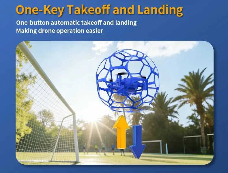 K26 2026 New Aerial Football Drone 360 ° All Inclusive Anti Fall Hand Thrown and Easy To Use Three Speed Variable Speed The jack market .AU The jack market .AU Drones $ 72 14:10#K26-Red
