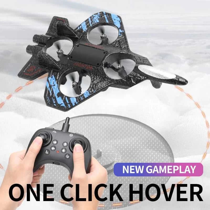 2.4G remote control fighter electric foam glider stunt tumbling UAV hovering helicopter with LED colorful lights aircraft model The jack market .AU The jack market .AU Drones $ 71 14:173
