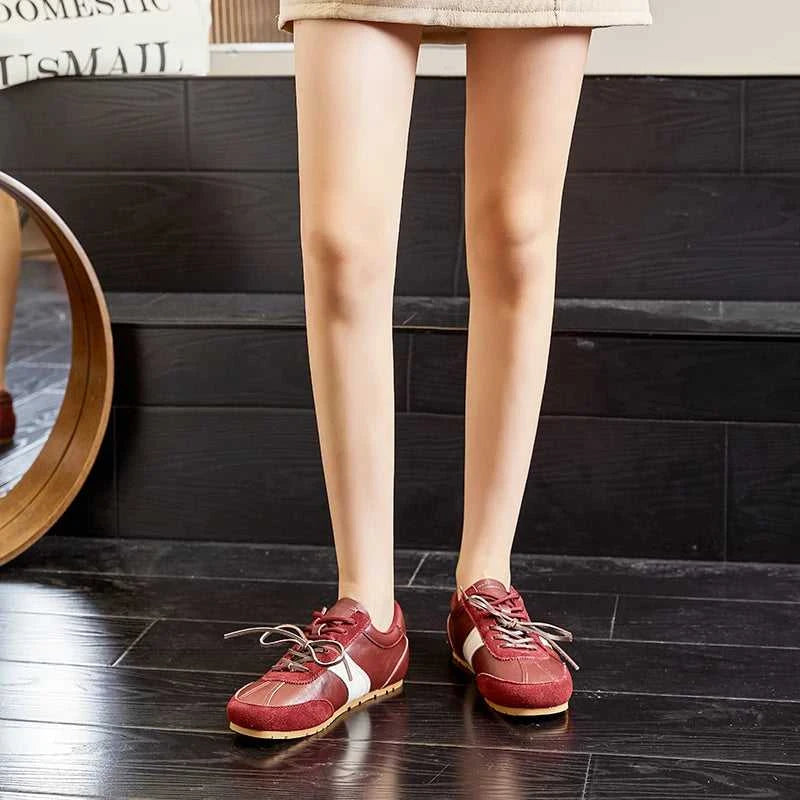 AIYUQI German Training Shoes Female Genuine Leather 2026 New Spring Flat Sneakers Ladies Casual Forrest Gump Shoes Women The jack market .AU The jack market .AU Step Up Your Style: Trendy Shoes for Every Occasion! $ 122 14:201447389#Leopard print;200000124:100010482;200007763:201336100