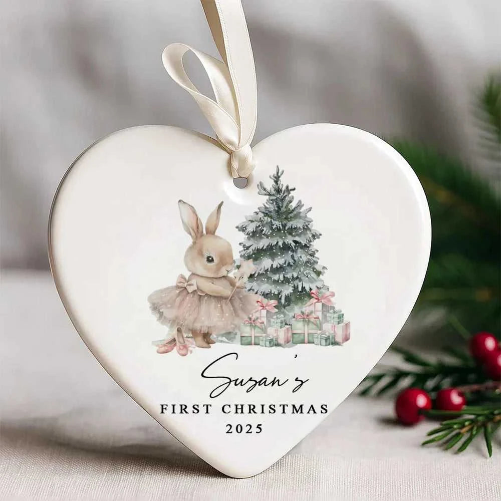 Personalized Baby's First Christmas Bauble Cute Rabbit 1st Christmas Ornament First Xmas Decoration Custom Newborn Gifts The jack market .AU The jack market .AU Mum & Kids: Essential Products for Every Family $ 22 10:47#Ceramic ;14:202997806#jk4223.4