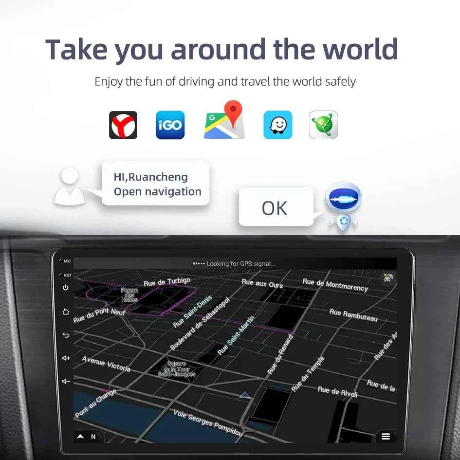 Ruancheng 2 Din Android 7 9 10 Inch Car Multimedia Video Player Universal Stereo Radio GPS for Volkswagen Nissan Hyundai Toyota