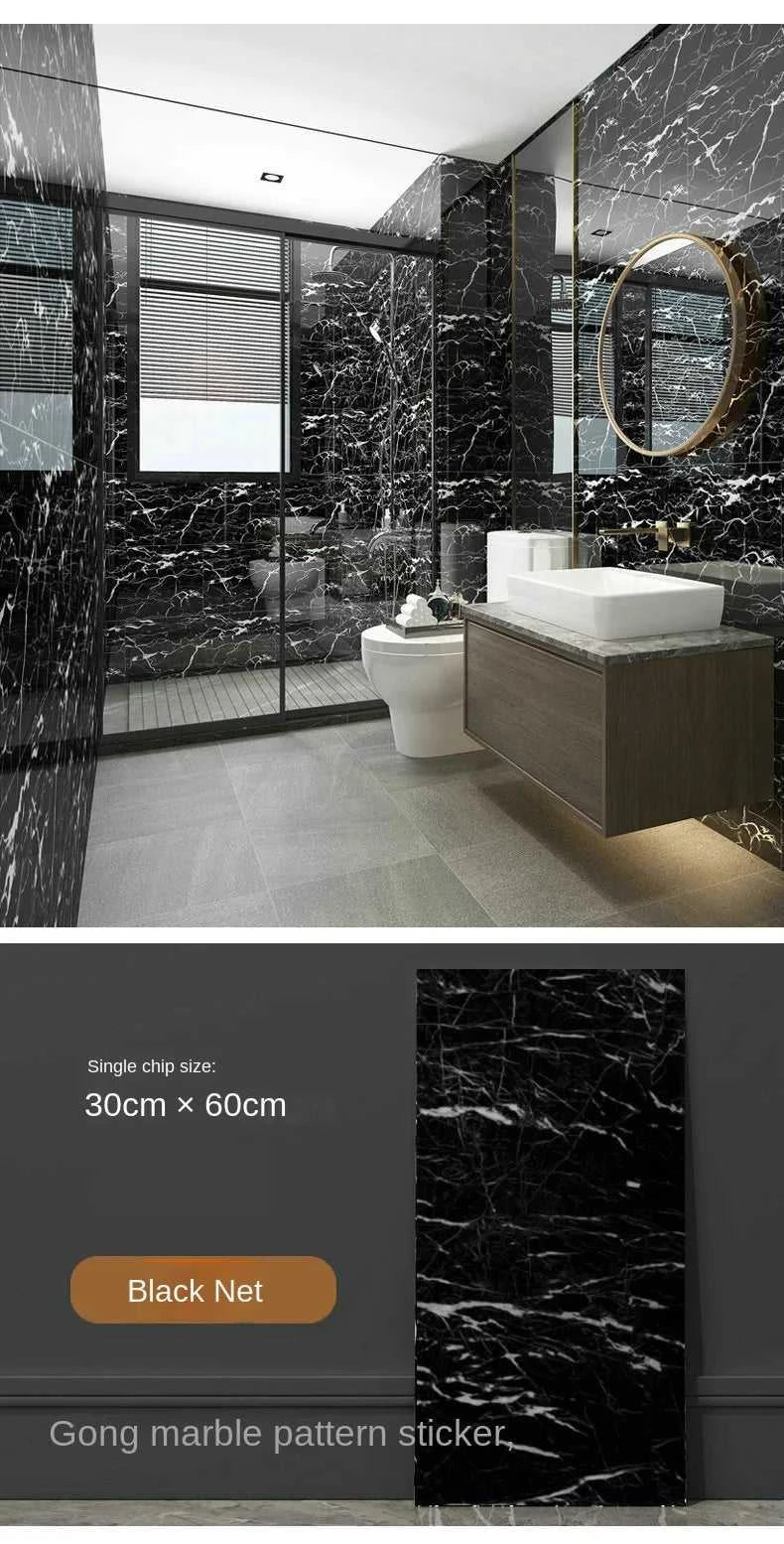 Imitation ceramic tile wall sticker wallpaper self-adhesive bathroom marble sticker self-adhesive background wall wallpaper The jack market .AU The jack market .AU Home $ 113 14:365458#White brick pattern;5:871#30X60CM 20PCS