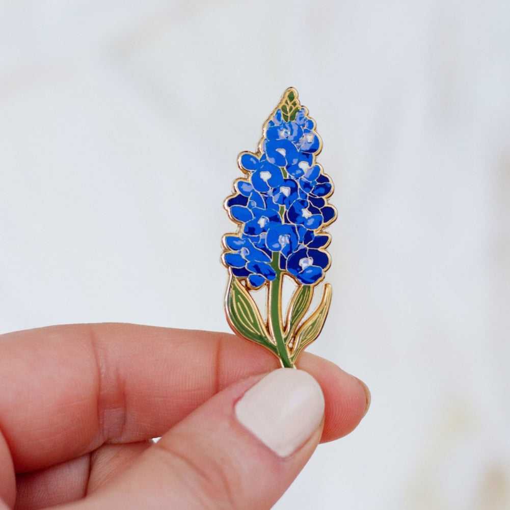 Bluebonnet Enamel Pin Texas Wildflower Lapel Floral Accessory, Botanical, Nature Lover Gift, Spring Bloom, Garden Enthusiast The jack market .AU The jack market .AU Jewellery & Chains $ 48 200001033:361180#A